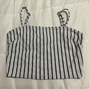 Striped Crop Tank
